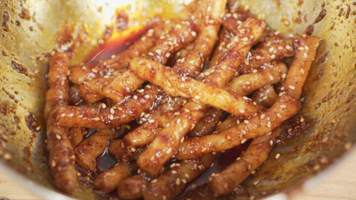 Making spicy gluten - just like Weilong