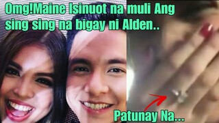 OMG!Sing-Sing na Bigay ni alden Richard kay Maine Mendoza Muling SPOTTED sa KAMAY ni Maine!