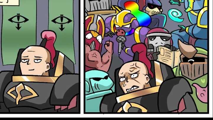 Before and After Changes of the Chaos Army [40K Skit]