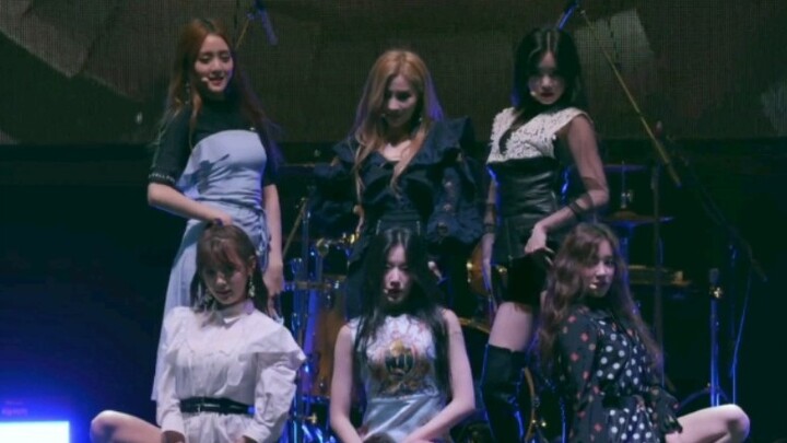 (G)I-DLE precious leaves brush cheongsam MAZE all members straight shot