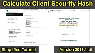 2_v.19.11.0 | Calculate Client Security Hash | Orchestrator Setup