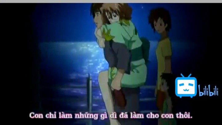 lâu lắm mới được bố cõng như vậy #anime
