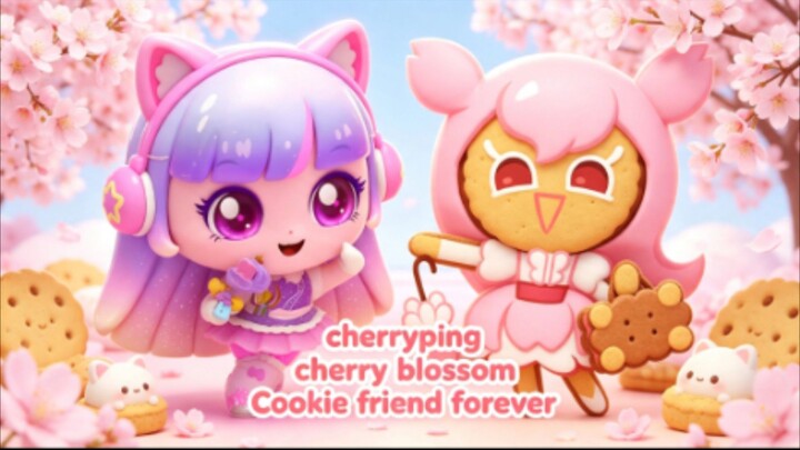 cherryping cherry blossom Cookie