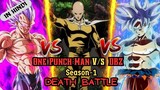 Season-1 Showdown: One Punch Man Vs DBZ ||  in Hindi #anime  #onepunchman #manga #mangainhindi