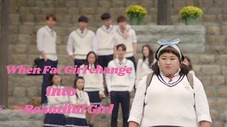when fat girl💞 change into skinny ❤and beautiful girl. korean mix💞