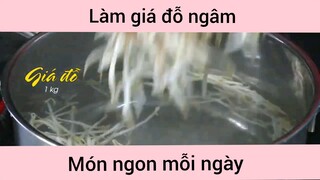 Làm giá đỗ ngâm