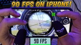 90 FPS on iPhone is Next Level Gaming Experience (PUBG MOBILE) Gameplay/Highlights