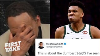 FIRST TAKE | Stephen A Smith ‘Dumbest Sh*t’ on Al Horford-Giannis incident in Celtics def. Bucks