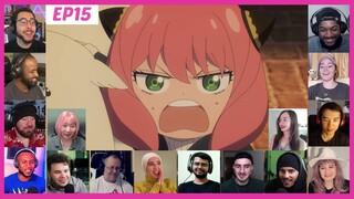 Spy x Family Episode 15 Reaction Mashup | スパイファミリー Ep 15