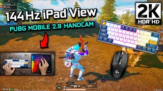 [Handcam] 144Hz iPad View 🔥 พับจีโมบาย PUBG MOBILE PC 90 FPS Emulator Gameloop 7.1 (1440p)