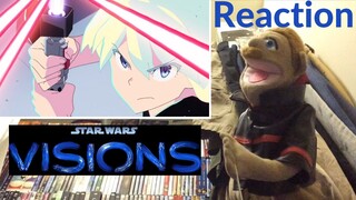 Star Wars Visions Official Trailer Reaction (Puppet Reaction)