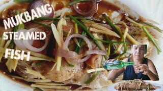 MUKBANG STEAMED FISH WITH SOJU