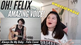 Always Be My Baby Felix Cover by Felix Irwan I REACTION