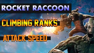 ROCKET RACCOON - CLIMBING RANKS - MARVEL SUPER WAR