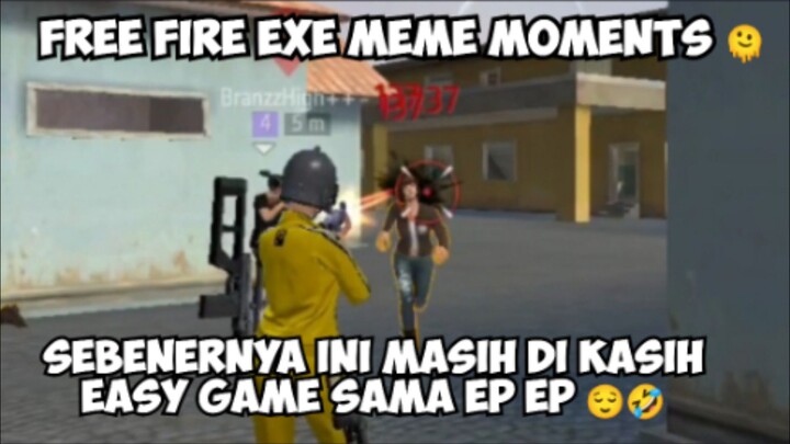 seperti biasa, hanya melawan para bot 😌🤣🤣 - Free fire meme exe moments 🫠