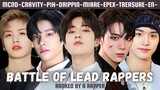 ranking the lead rappers of TREASURE, ENHYPEN, P1HARMONY, CRAVITY, MCND, DRIPPIN, MIRAE, & EPEX