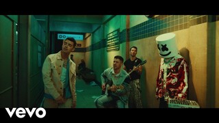 Marshmello x Jonas Brothers - Leave Before You Love Me (Official Music Video)