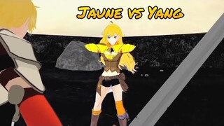 Jaune Vs Yang Sparring Match RWBY Fan Animation