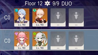 [DUO] C0 Yae Miko + C0 Nahida & C0 Ayato + C2 Kazuha l Spiral Abyss 4.2 Floor 12 Genshin Impact