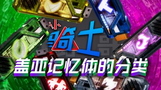 【认骑士36】W篇先导 盖亚记忆体的分类与特点
