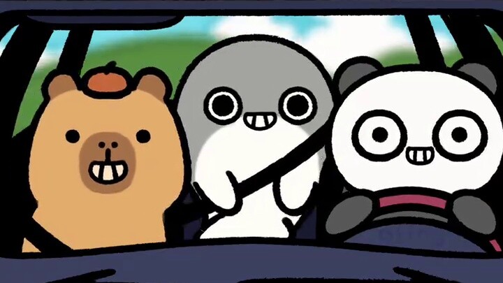 Sakaban Turtle Shaking Head Trio