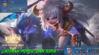 Latihan popol end kupa || build sakit popol end kupa 2022 #mobilelegends