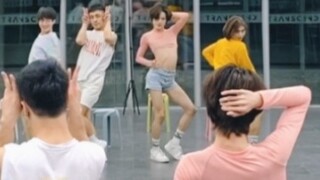 [Bai Xiaobai] Macho Hot Dance Summer Meat 0 "ROLLIN'" Dance Mirror Practice Room