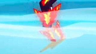 The chance of being burned by fire and then freezing to death is not zero.