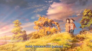 keindahan alam di anime your name