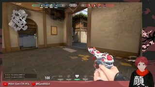 Valorant almost Ace pistol round