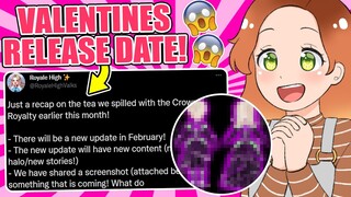 NEW ROYALE HIGH VALENTINES UPDATE! New Set, New Items & MORE! RELEASE DATE CONFIRMED! 🏰 Royale High