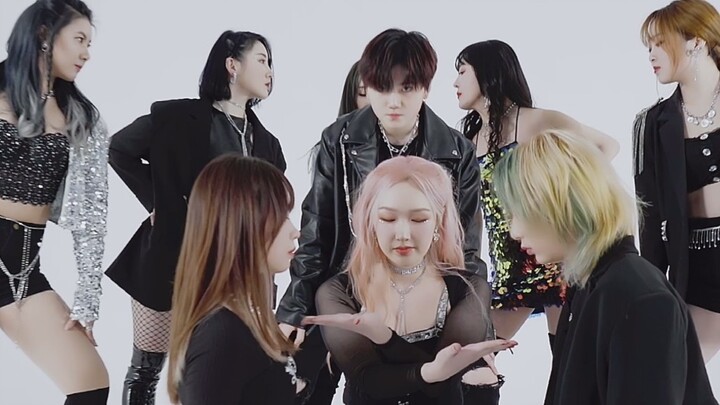 【The 9】Dumb Dumb Bomb 💣9 orang menari bersama untuk menyanyikan seluruh lagu. Girl group hiburan dom