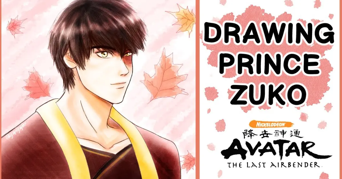 Quick Drawing of Zuko from Avatar The Last Airbender (Timelapse) - Bilibili