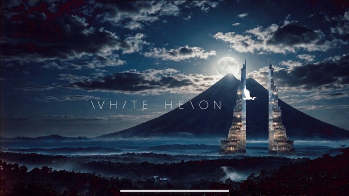 White Heron & Mountain #6