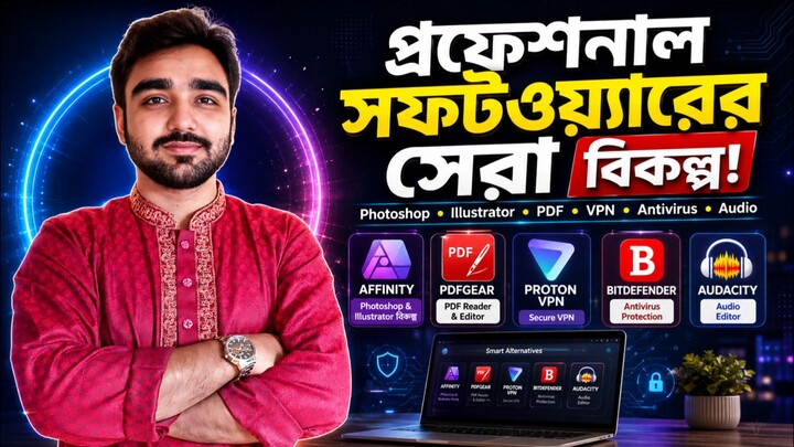 দামী Software কেনার দরকার নেই! প্রতিদিনের প্রয়োজনীয় ৫টি Paid Software-এর বদলে ব্যবহার করুন ৫টি free