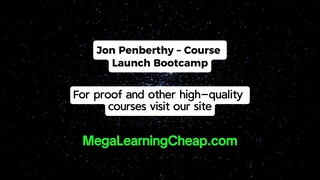 Jon Penberthy – Course Launch Bootcamp