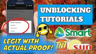 SMART/SUN & TNT UNBLOCKING TRICK TUTORIAL | SOBRANG LEGIT W/ PROOF