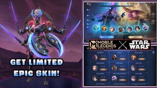 MLBB X STAR WARS: BOUNTY HUNTER EVENT (TESTING PHASE) | GET LIMITED EPIC SKIN! - Mobile Legends