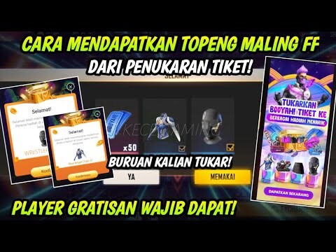 CARA MENDAPATKAN TOPENG MALING FF DI APK BOOYAH || CARA TUKAR TOPENG MALING FF DI APK BOOYAH