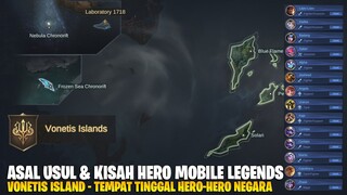 ASAL USUL & KISAH HERO MOBILE LEGENDS CHAPTER 2 | VONETIS ISLAND - TEMPAT TINGGAL HERO NEGARA