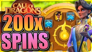 Choice lucky spins [max 200 spins for Bertrand] Call of Dragons