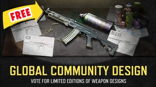 GLOBAL COMMUNITY DESIGN "Free Epic Weapon" | COD MOBILE