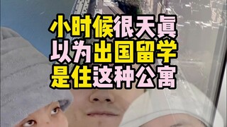 小时候很天真以为出国留学是住这种公寓