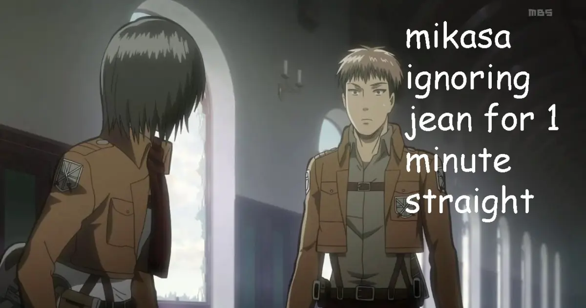 attack on titan jean and mikasa