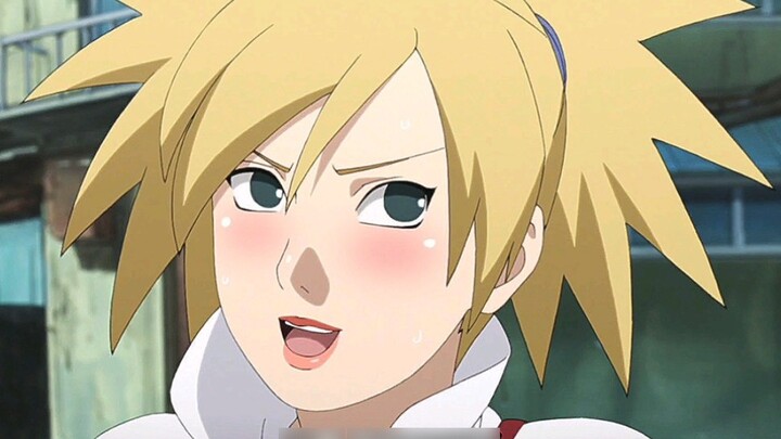Temari's face turned red only for Shikamaru!