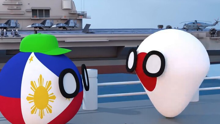 ท่าเรือเคลื่อนตัวไปเองหรือเปล่า? ปรากฎว่าเป็นเรือรบ [Polandball]