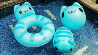 Kabo swimming ring + floating big doll + beach ball