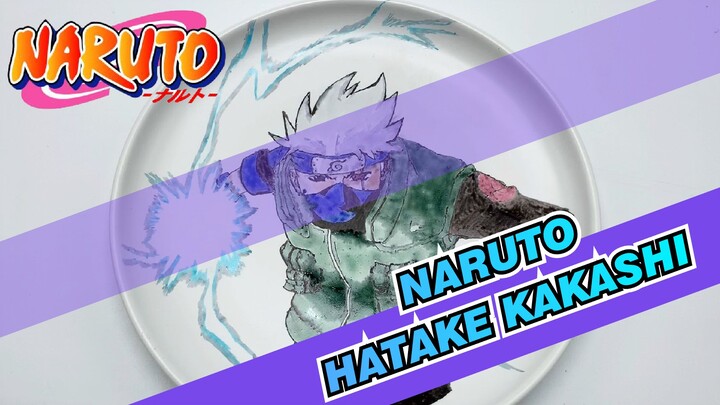 [NARUTO] Menggambar Hatake Kakashi Di Piring