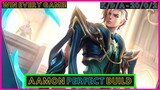 AAMON PERFECT DAMAGE BUILD AND EMBLEM SET | AAMON GAMEPLAY | AAMON MOBILE LEGENDS