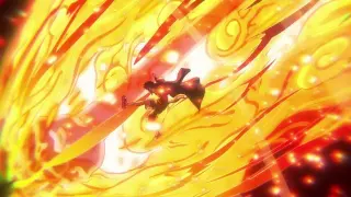 Luffy VS Kaido Luffy Ryuo Red Rock! Luffy's amazing power! One piece English Sub